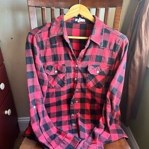 Passport Red and Black Checkered Shirt